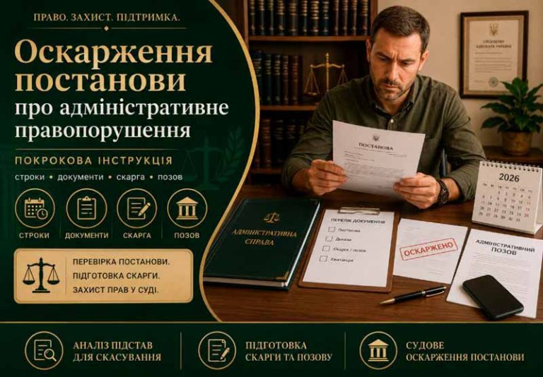Як оскаржити постанову про адміністративне правопорушення