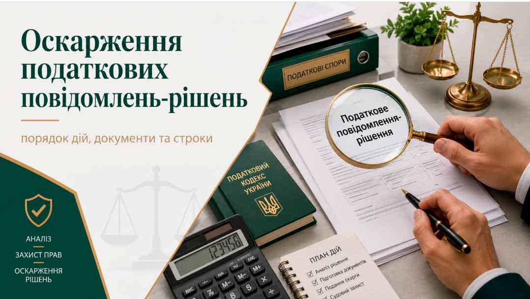 Оскарження податкових повідомлень-рішень