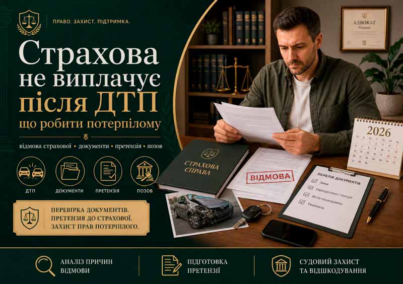 Страхова не виплачує після ДТП: що робити