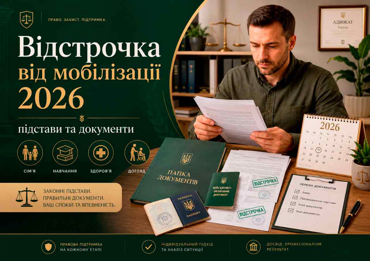Відстрочка від мобілізації 2026